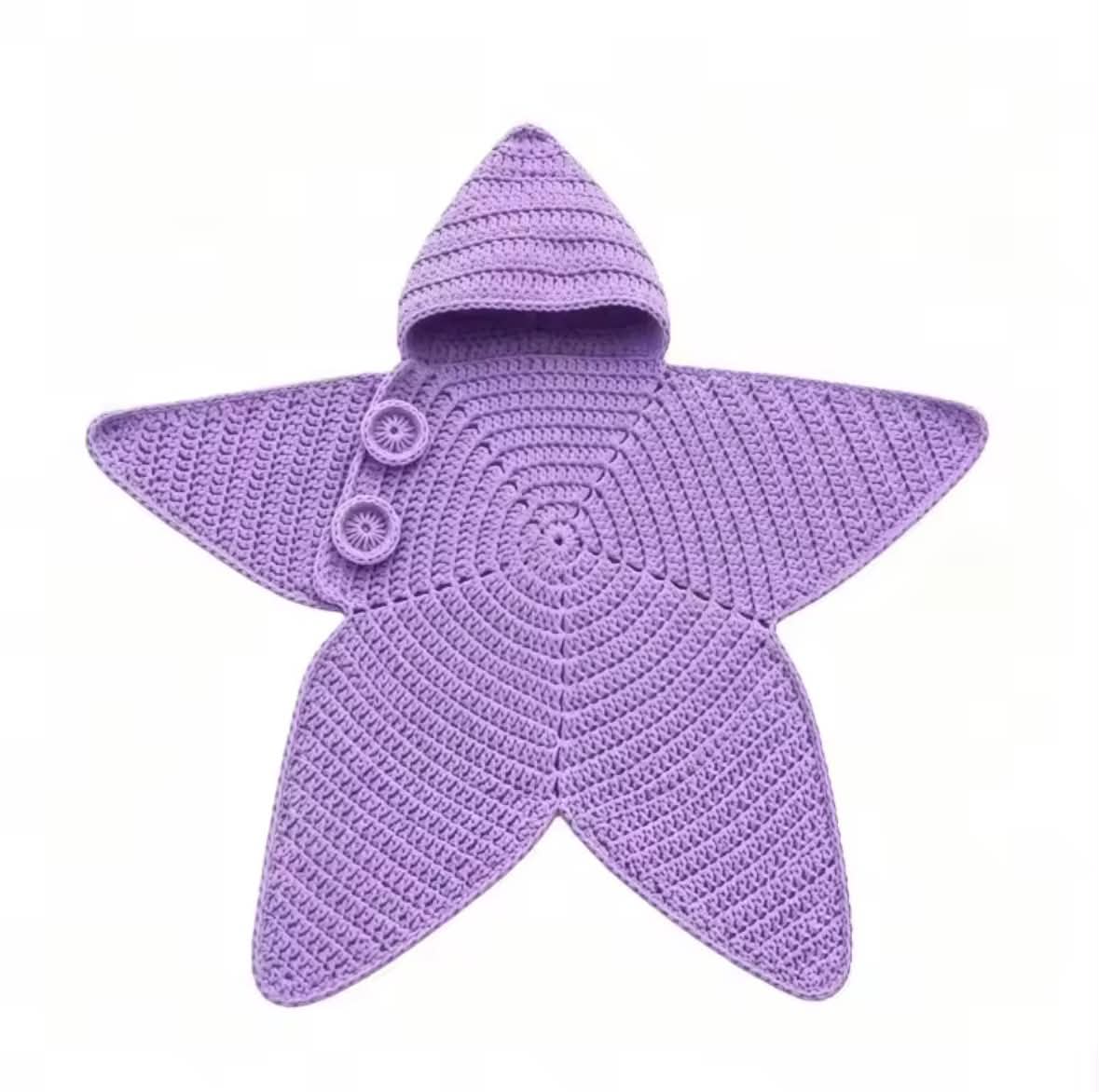 Crochet baby star suit