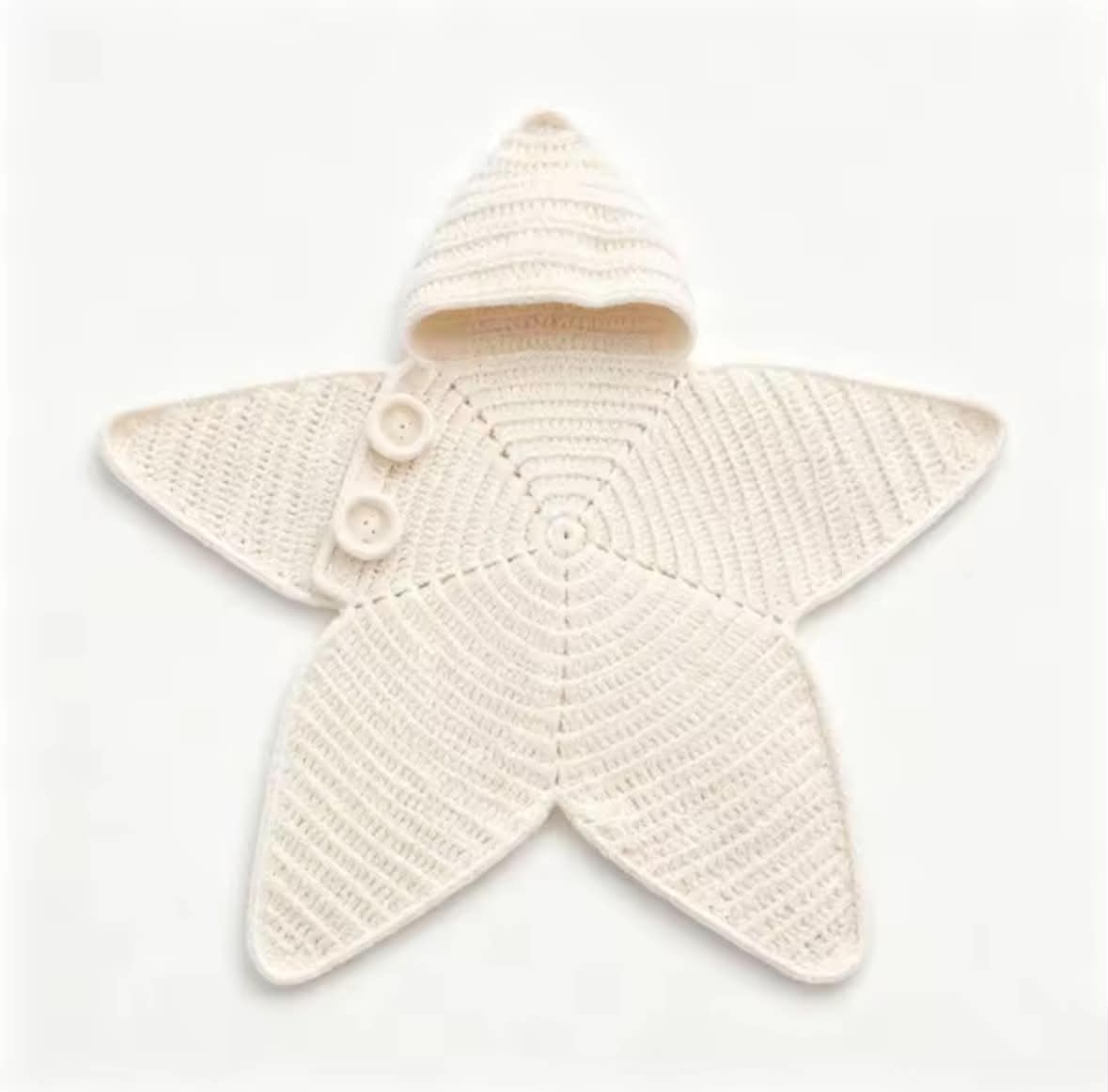 Crochet baby star suit