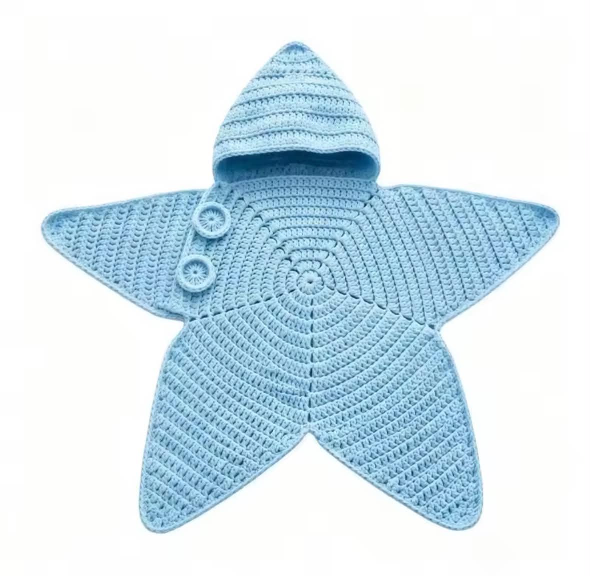 Crochet baby star suit